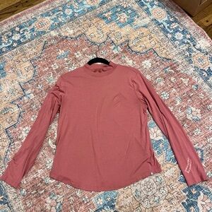Figs Long Sleeve Tee in Dusty Rose
